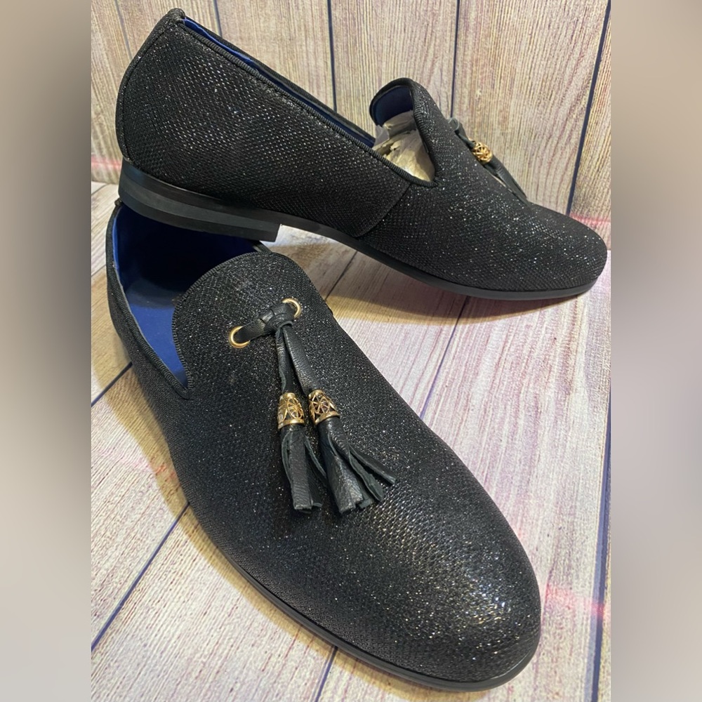 Black Tassel Loafers